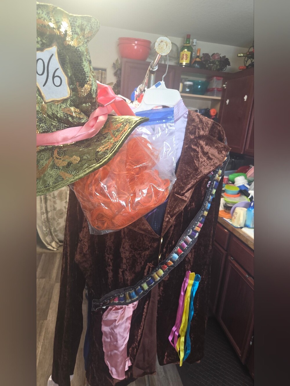 Disney Alice Through The Looking Glass mad hatter costume l/xl adult costume#cos